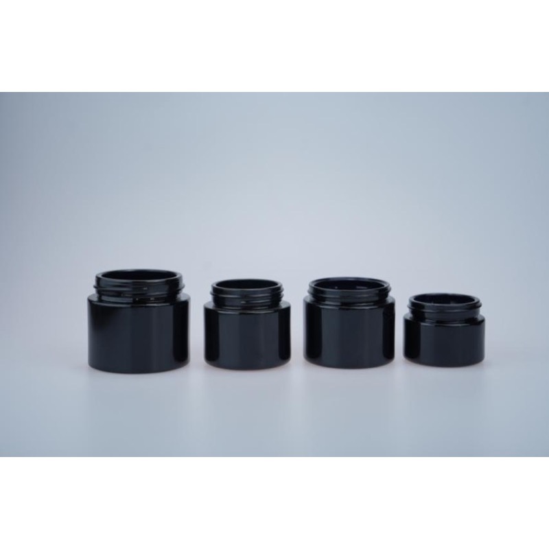 Cream Jars from Linhe Glass
